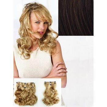 HAIRUWEAR - POP - 2 Piece Vibralite Synthetic Wavy Hair Extension - Chocolate Copper R6/30H (1)