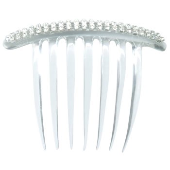 Karen Marie - Bridal Collection - Two Row Crystal French Twist Comb (1)