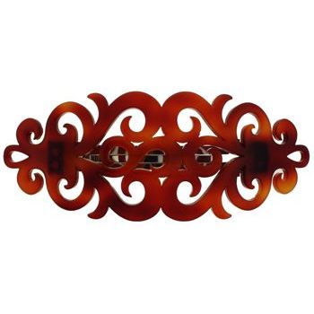 Camila - Antique Design Barrette - Tortoise
