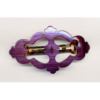 France Luxe - Victorian Barrette - Dark Purple