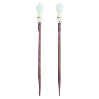 Mei Fa - Hairstyx - Wade - Long Brown Hairsticks - (Set of 2)