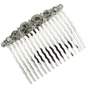Karen Marie - Carat Crystal Comb - Smoke (1)