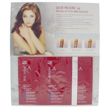 Wella Color Preserve - Trial Kit - Hydrating Shampoo, Hydrating Conditioner & Styling Gel (Set of 3)