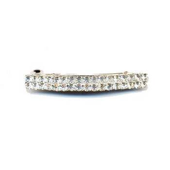 Austrian Crystal Brilliant White Barrette