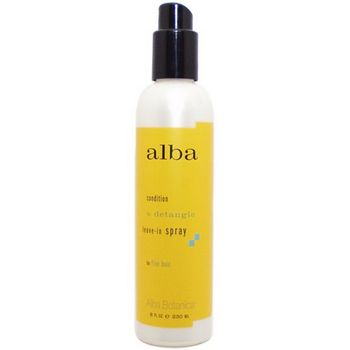 Alba Botanica - Condition & Detangle Leave-In Spray for Fine Hair - 8 oz