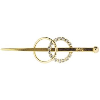 Alex and Ani - Hair Sweep - White Swarovski Crystals & Gold Double Ring (1)