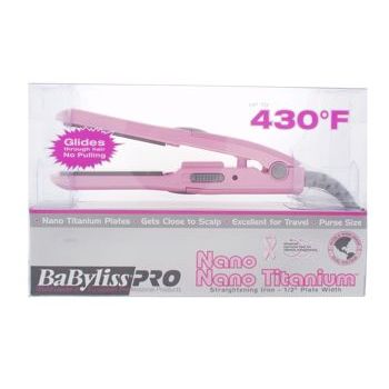 BaByliss Pro - Nano Titanium 1/2inch Straightening Iron Mini