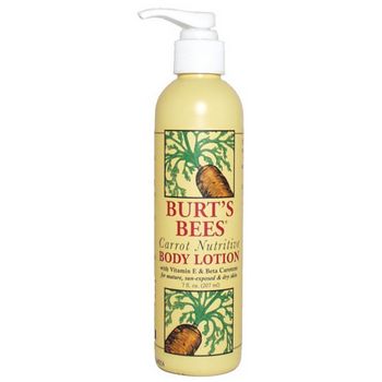 Burt's Bees - Carrot Nutritive Body Lotion w/Vitamin E & Beta Carotene- 7 oz.