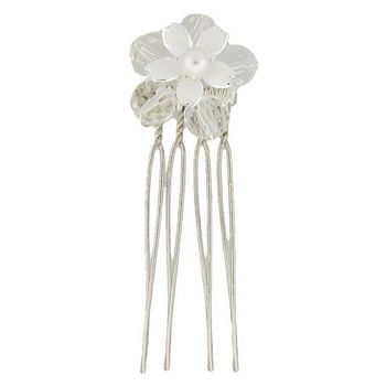 Betty Wales - One Enamel Flower Hairpin (1)