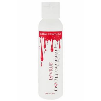 Health Rockers - LovRub - Body Dessert - Edible Cherry Oil 4 oz