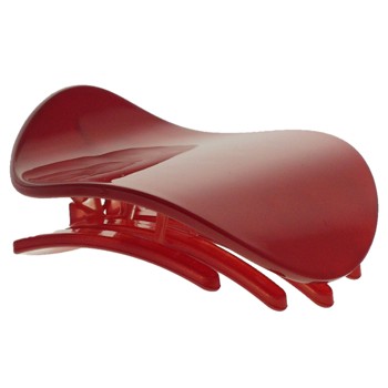 Camila - Round Flat Claw - Large - Red