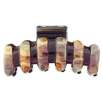 Camila - Rib Claw (M) - Tort/Beige Marble