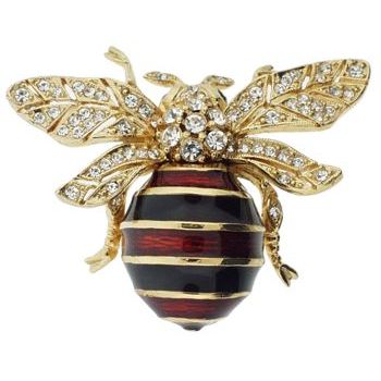 Ciner - Jeweled Bee - Brooch Pin (1)