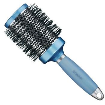 Conair Accessories - Gel Grips - X-Large Boar Round Brush - Steel Blue