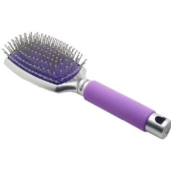 Conair Accessories - Ion Shine - Foam Handle Square Cushion Brush - Lilac (1)