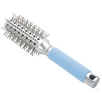 Conair Accessories - Ion Shine - Foam Handle Nylon Rd Brush w/ holes - Blue (1)