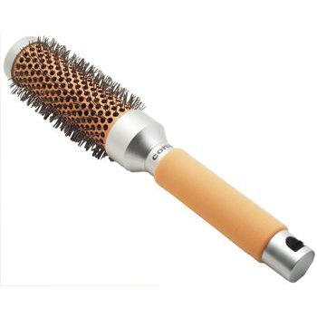 Conair Accessories - Ion Shine - Foam Handle Thermal Round Brush - Peach (1)