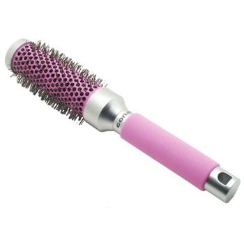 Conair Accessories - Ion Shine - Foam Handle Thermal Round Brush - Pink (1)