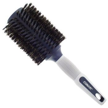 Conair Accessories - Anti Static Boar Bristle X-Large Round Brush - Blue