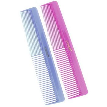 Conair Accessories - Pro Styling Comb - Dressing Combs - Blue & Fuschia 2pk