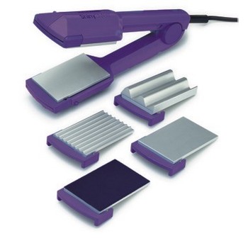 Conair - ShinyStyles - 4 in 1 Shiny Straight Waver - Purple