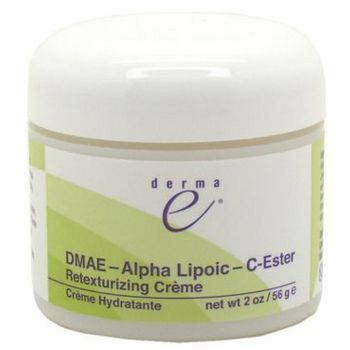 DermaE - DMAE - Alpha Lipoic - C-Ester Retexturizing Creme - 2 oz (56g)