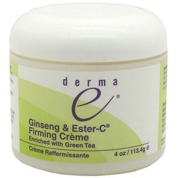 DermaE - Ginseng & Ester-C Firming Creme enriched with Green Tea - 4 oz (113.4g)