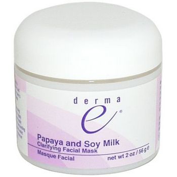 DermaE - Papaya & Soy Milk Clarifying Facial Mask - 2 oz