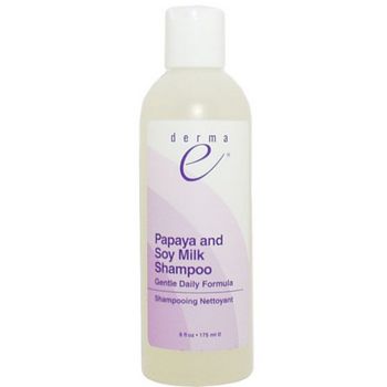 DermaE - Papaya & Soy Milk Shampoo - 8 fl oz