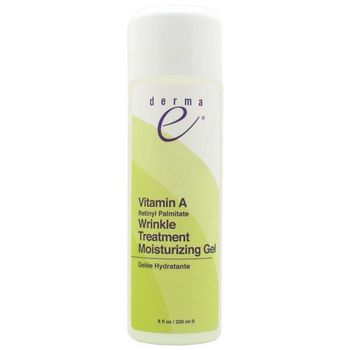 DermaE - Vitamin A Retinyl Palmitate Wrinkle Treatment Moisturizing Gel - 8 fl oz (220ml)