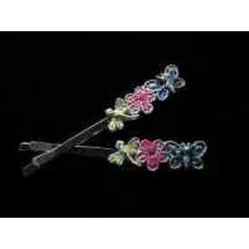Dragonfly, Flower & Butterfly Hairpins