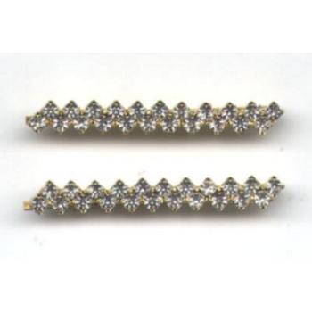 HB HairJewels - Austrian Crystal Diamond Hairpins - Gold