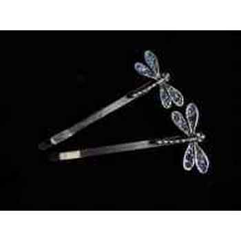 Jeweled Victorian Dragonfly Hairpins