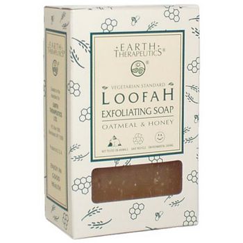 Earth Therapeutics - Loofah Exfoliating Soap - Oatmeal & Honey