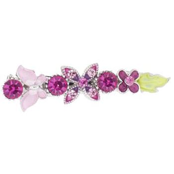 Medusa's Heirlooms - Enamel Flower Clamp - Pink