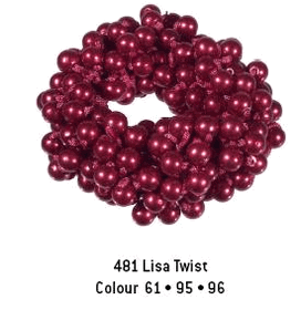 Evita Peroni - Lisa Ponytail Twist - Rouge