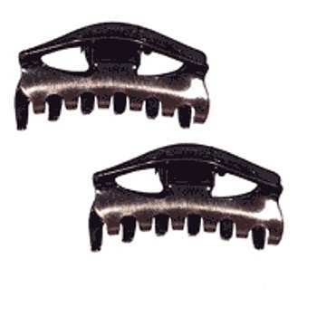 Evita Peroni - Tibi Shark - Metallic Collection - Set of 2 Mini Clips