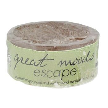 Great Moods - Aromatherapy Loofah Soap - Escape - Violet & Cedarwood  4.4 oz