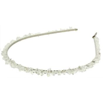 Eve Reid - Semi Precious Headband - White Crystal Chips (1)