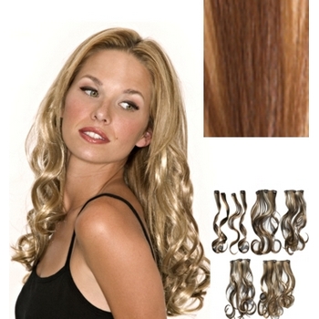 Jon Renau - easiXtend - Synthetic Wavy Heat Friendly (Color: Pecan Praline 12F)