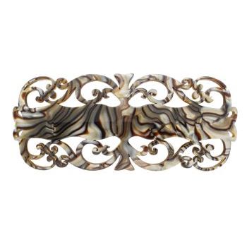 France Luxe - Baroque Barrette - Onyx (1)