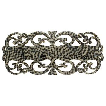 France Luxe - Baroque Barrette - Opera Silver (1)