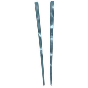 France Luxe - Pearl Brights Hair Sticks - Aqua (Set of 2)