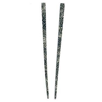 France Luxe - Hair Sticks - Opera Silver (Set of 2)