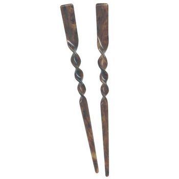 France Luxe - Twisted Hairsticks - Luxe (Set of 2)