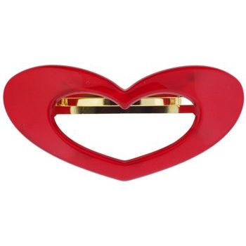 France Luxe - Heart Barrette - Red (1)