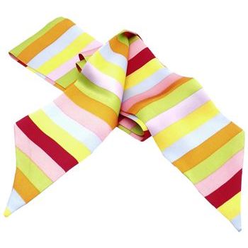 Frank & Kahn - Silk Hair Tie - Rainbow Pattern (1)