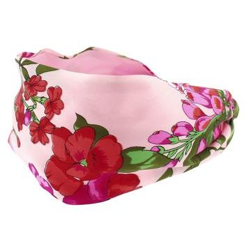 Frank & Kahn - Pucci Inspired Silk Headband - Pink & Red (1)