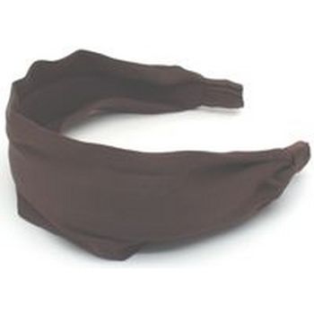 Frank & Kahn - Silk Scarf Headband - Chocolate Brown - 2 7/8inch Wide