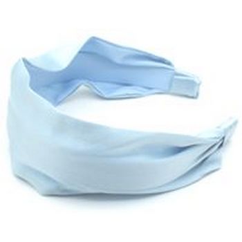 Frank & Kahn - Silk Scarf Headband - Sky Blue - 2 7/8inch Wide